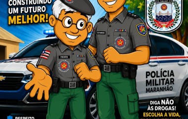 PROERD reforça ações de prevenção às drogas e formação cidadã no 37º BPM, em Grajaú