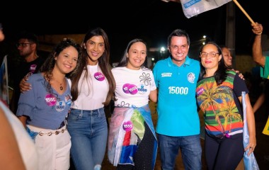 Larissa DP participa de grande caminhada em Grajaú ao lado do grupo Pé de Coco e lideranças políticas