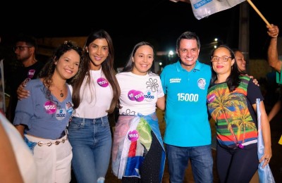 Larissa DP participa de grande caminhada em Grajaú ao lado do grupo Pé de Coco e lideranças políticas