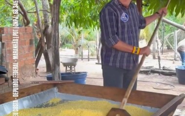 Se eleito deputado federal, Cirineu Costa assume compromisso de buscar caminhões móveis para produção de farinha em comunidades rurais