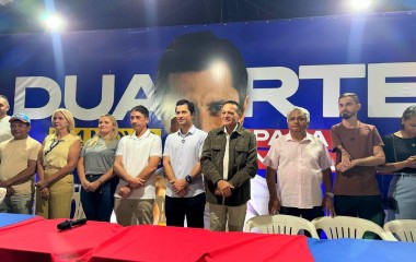 Duarte Júnior mostra força no lançamento de sua pré-campanha em Grajaú, recebendo o apoio do prefeito Gilson Guerreiro e de todo o seu grupo político