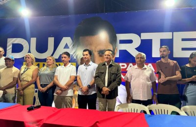 Duarte Júnior mostra força no lançamento de sua pré-campanha em Grajaú, recebendo o apoio do prefeito Gilson Guerreiro e de todo o seu grupo político