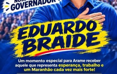 Eduardo Braide cumpre agenda política em Arame nesta quinta-feira (10)