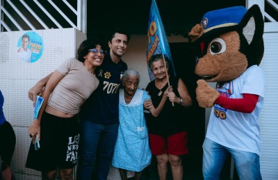 Duarte inicia campanha nas ruas com reconhecimento popular por trabalho realizado